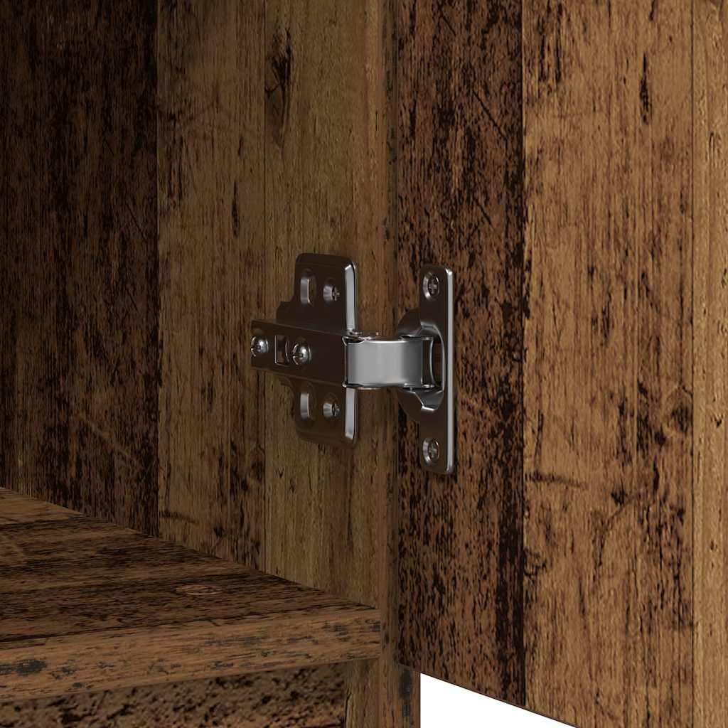 Sideboard with Drawer Old Wood 71x35x65 cm Engineered Wood